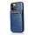 Samsung Galaxy S20 hoesje - Backcover - Pasjeshouder - Portemonnee - Kunstleer - Donkerblauw
