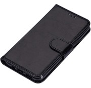JVS Products iPhone 13 Pro hoesje - Bookcase - Pasjeshouder - Portemonnee - Koord - Kunstleer - Zwart