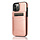 iPhone 13 hoesje - Backcover - Pasjeshouder - Portemonnee - Kunstleer - Rose Goud