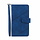 iPhone 13 Pro hoesje - Bookcase - Koord - Pasjeshouder - Portemonnee - Kunstleer - Blauw