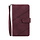 iPhone 13 Pro hoesje - Bookcase - Koord - Pasjeshouder - Portemonnee - Kunstleer - Bordeaux Rood