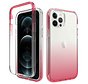 iPhone 13 Pro hoesje - Full body - 2 delig - Shockproof - Siliconen - TPU - Roze kopen