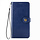 iPhone 13 hoesje - Bookcase - Pasjeshouder - Portemonnee - Kunstleer - Blauw