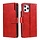 iPhone 13 Pro hoesje - Bookcase - Pasjeshouder - Portemonnee - Luxe - Kunstleer - Rood