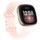Bandje geschikt voor Fitbit Sense - Maat L - Polsband - Horlogebandje - Siliconen - Lichtroze
