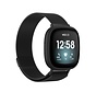 Fitbit Sense Milanees Bandje - Metaal - Smart Watch - Stainless Steel Mesh - Fitbit Sense - Zwart kopen