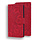 iPhone 13 hoesje - Bookcase - Pasjeshouder - Portemonnee - Mandalapatroon - Kunstleer - Rood