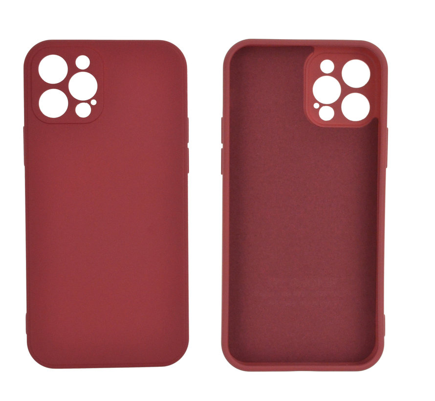 iPhone 13 Pro Back Cover Hoesje - TPU - Back Cover - Apple iPhone 13 Pro - Rood kopen