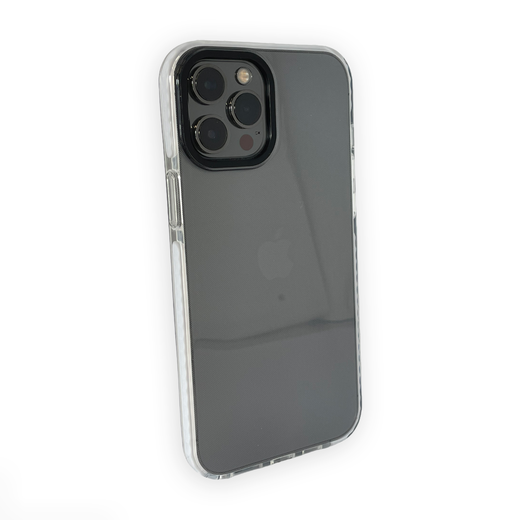 iPhone 13 Pro Backcover Bumper Hoesje - Back cover - case - Apple iPhone 13 Pro - Transparant / Wit