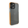 iPhone 13 Pro hoesje - Backcover - Bumper hoesje - Kunststof - Transparant/Oranje