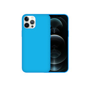 JVS Products iPhone 13 Pro Max Case Hoesje Siliconen Back Cover - Apple iPhone 13 Pro Max - Turquoise