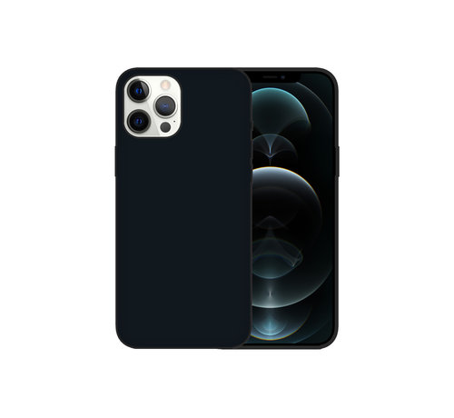 JVS Products iPhone 13 Pro Case Hoesje Siliconen Back Cover - Apple iPhone 13 Pro - Zwart kopen