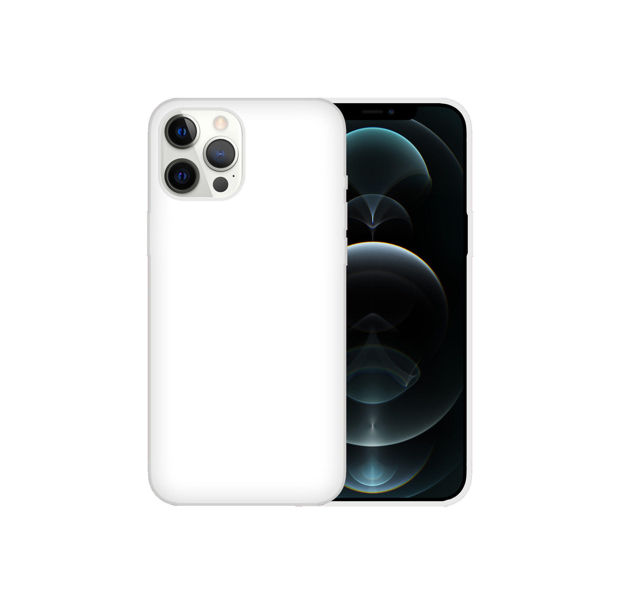 iPhone 13 Pro hoesje - Backcover - TPU - Wit afbeelding