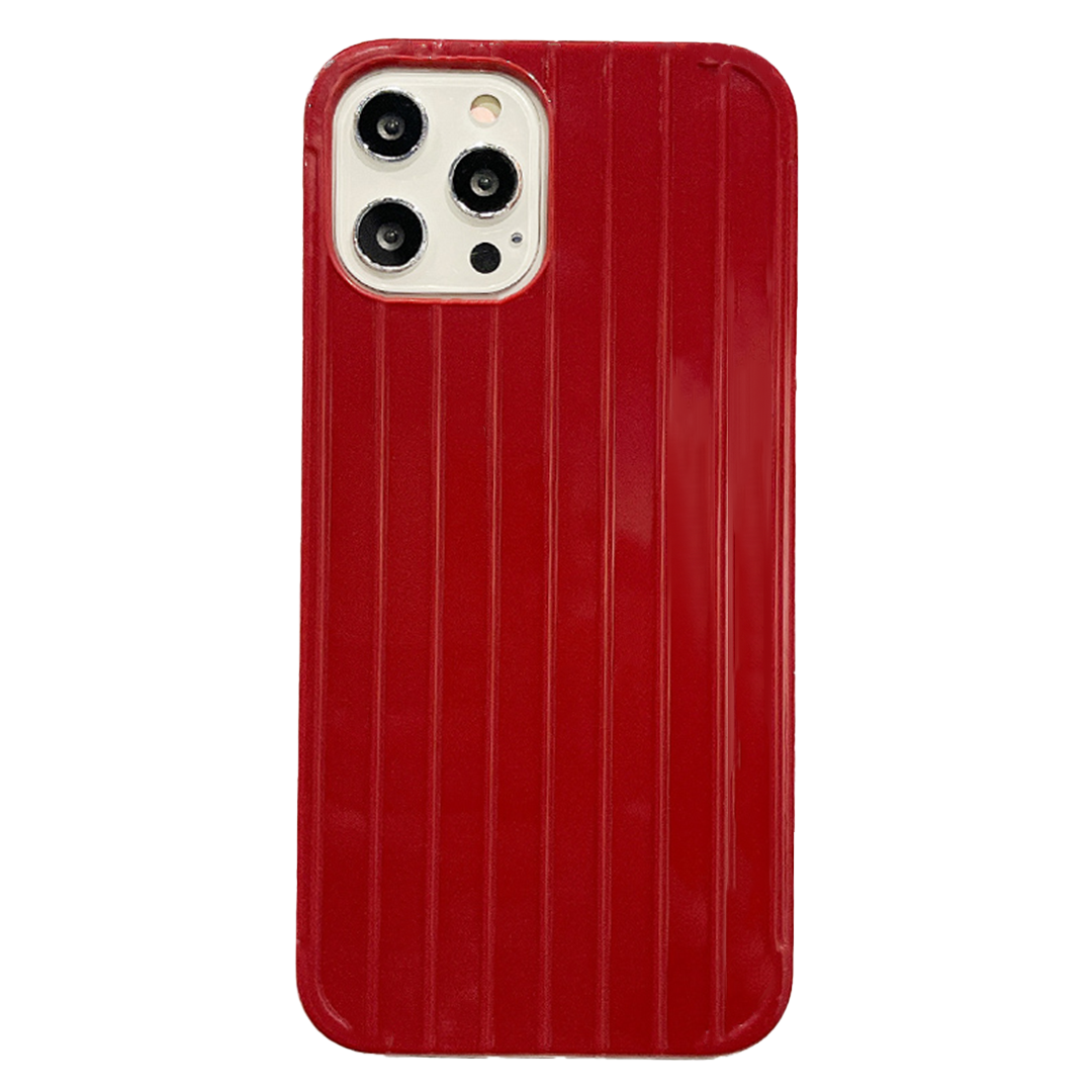 iPhone SE 2022 hoesje - Backcover - Patroon - TPU - Rood afbeelding