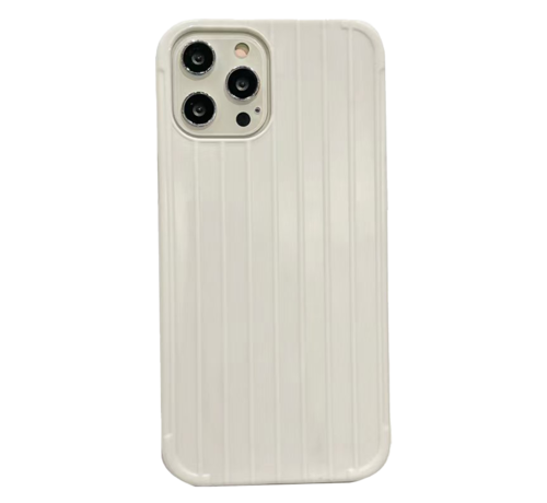 JVS Products iPhone 12 hoesje - Backcover - Patroon - Siliconen - Wit kopen