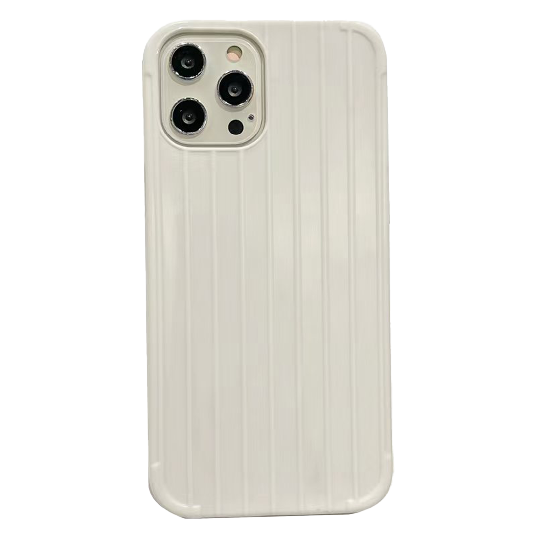 iPhone 12 hoesje - Backcover - Patroon - TPU - Wit afbeelding