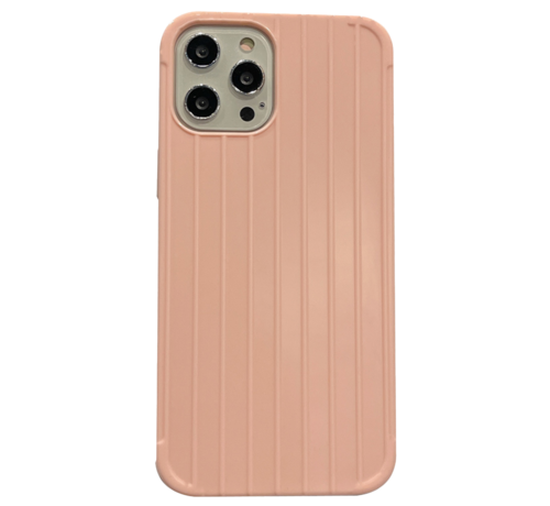 JVS Products iPhone XS Max hoesje - Backcover - Patroon - Siliconen - Lichtroze kopen