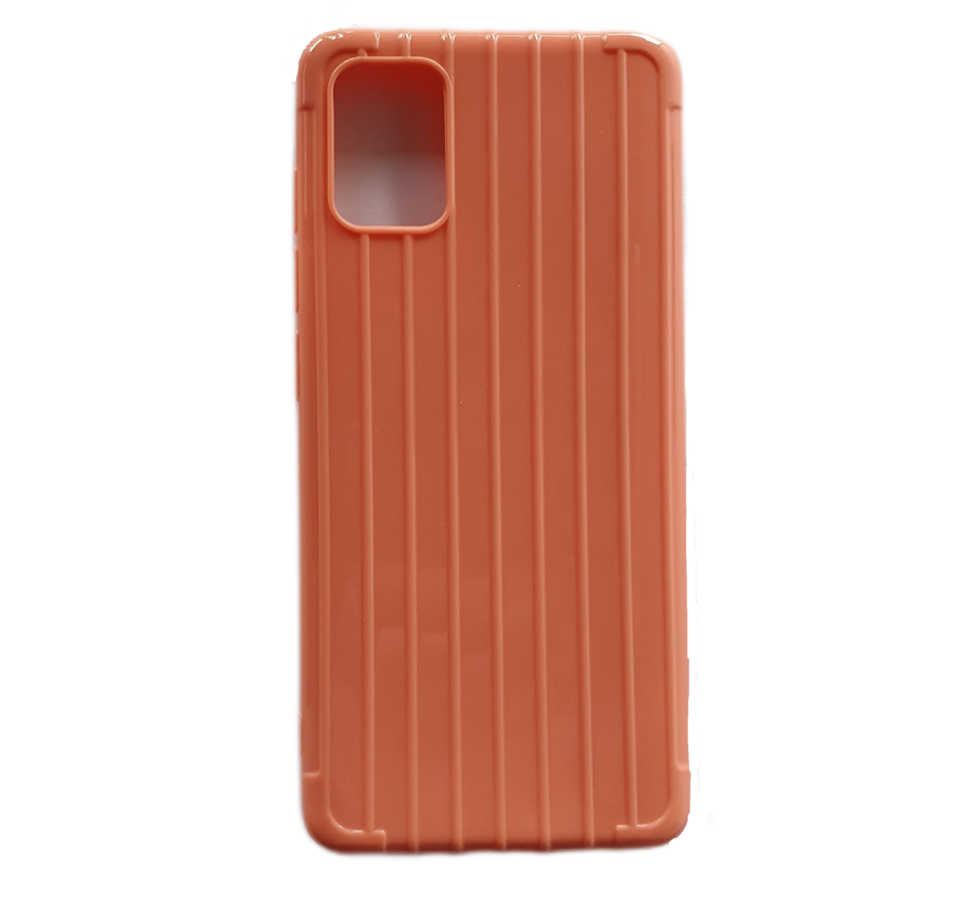 iPhone XS Max Back Cover Hoesje met Patroon - TPU - Backcover - Apple iPhone XS Max - Zalmroze