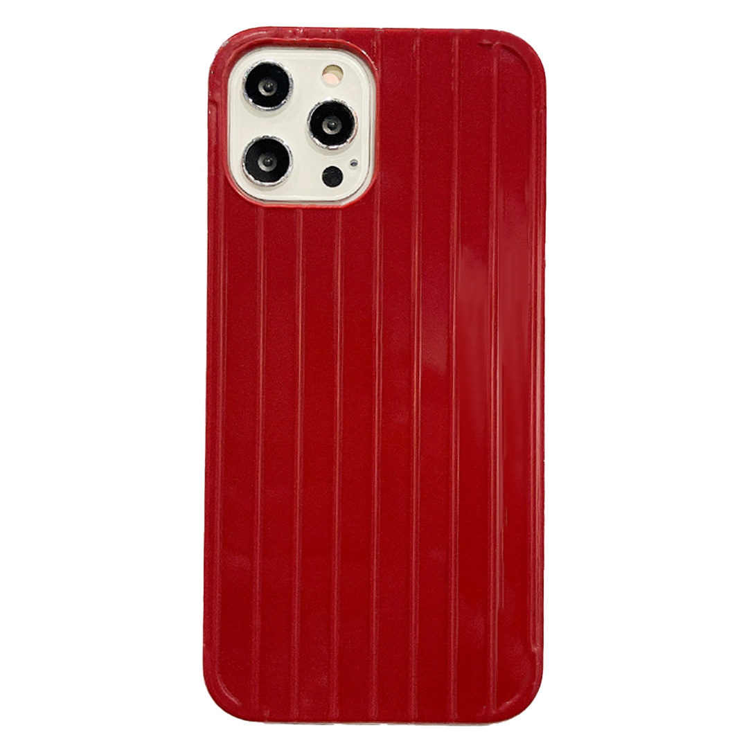 iPhone 7 hoesje - Backcover - Patroon - Siliconen - Rood kopen