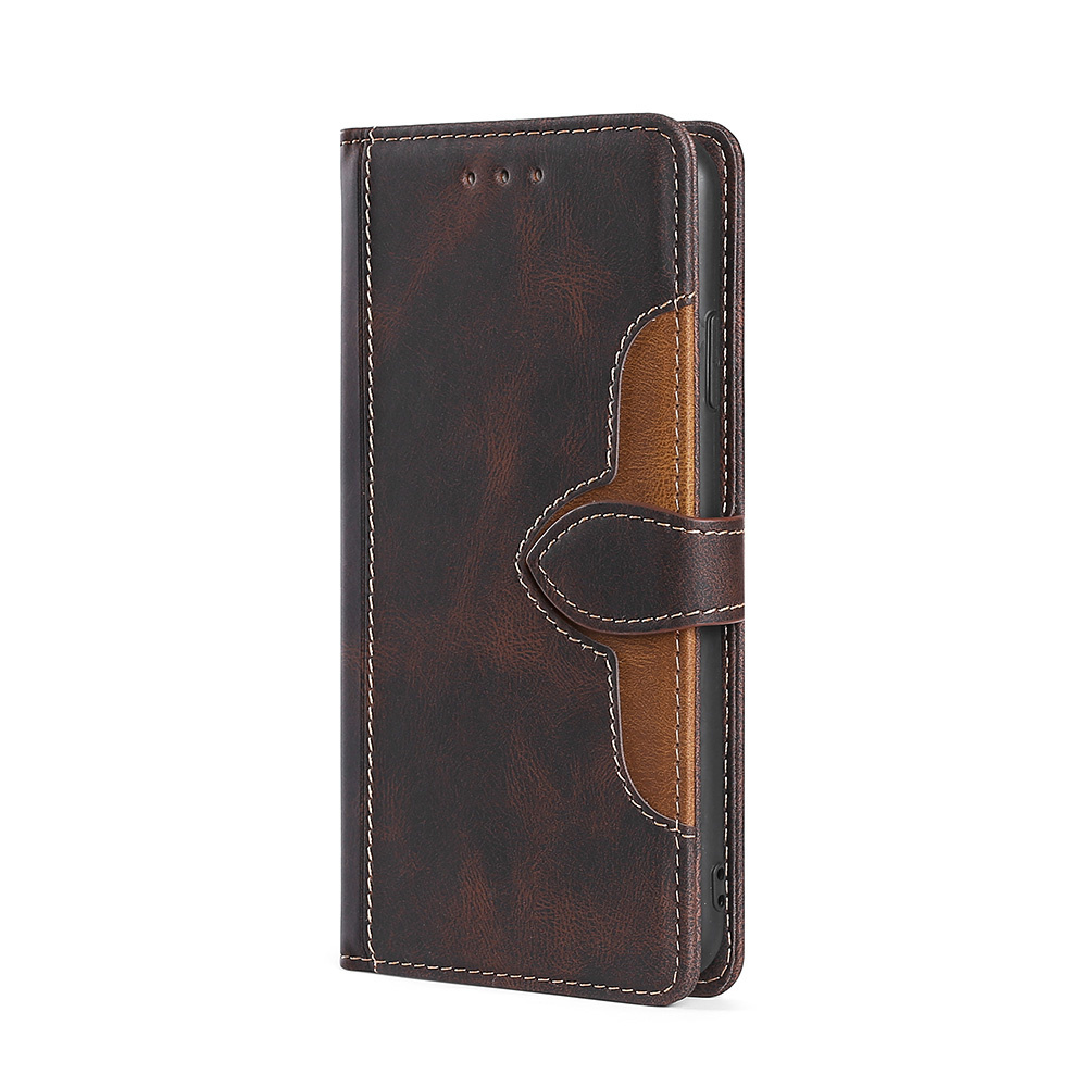 Samsung Galaxy A52S hoesje - Bookcase - Pasjeshouder - Portemonnee - Kunstleer - Bruin afbeelding