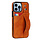 iPhone 12 Pro hoesje - Backcover - Pasjeshouder - Portemonnee - Handvat - Kunstleer - Lichtbruin