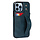iPhone 11 hoesje - Backcover - Pasjeshouder - Portemonnee - Handvat - Kunstleer - Blauw