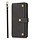 Samsung Galaxy S22 Plus hoesje - Bookcase - Koord - Pasjeshouder - Portemonnee - Luxe - Kunstleer - Zwart
