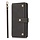 iPhone 13 Pro Max hoesje - Bookcase - Koord - Pasjeshouder - Portemonnee - Luxe - Kunstleer - Zwart