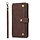 iPhone XR hoesje - Bookcase - Koord - Pasjeshouder - Portemonnee - Luxe - Kunstleer - Bruin