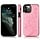 Samsung Galaxy S20 Plus hoesje - Backcover - Pasjeshouder - Portemonnee - Bloemenprint - Kunstleer - Roze