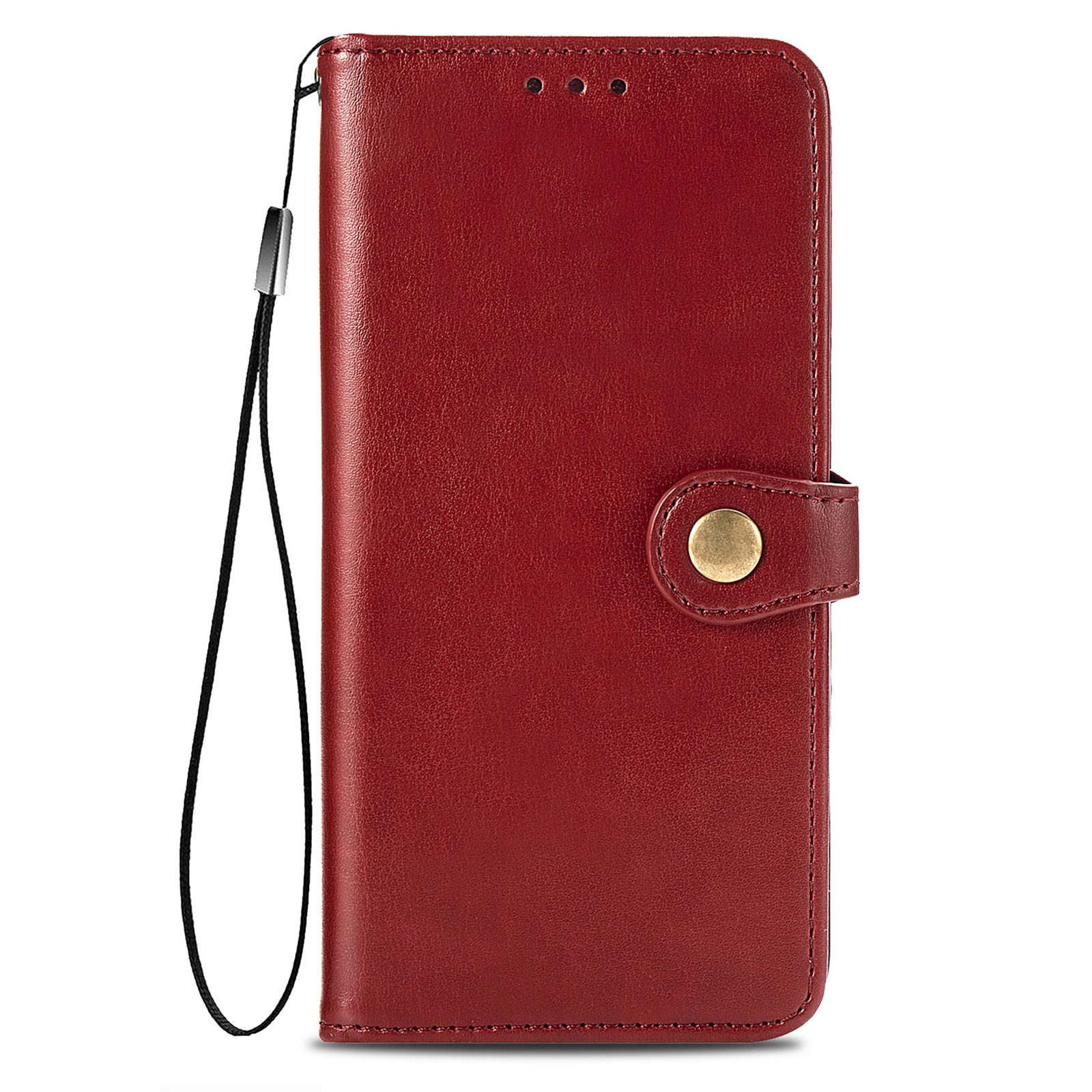 Samsung Galaxy S22 Book Case Hoesje met Magnetische Sluiting - PU Leer - TPU - Pasjeshouder - Samsung Galaxy S22 - Rood