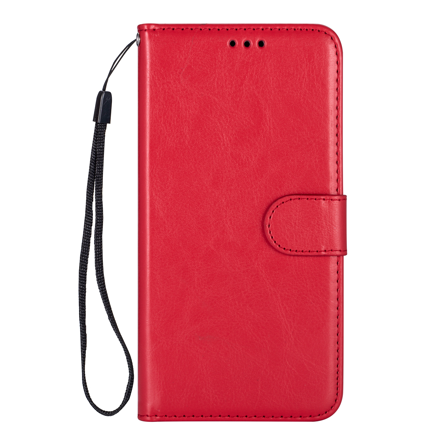 Samsung Galaxy S22 Plus hoesje - Bookcase - Pasjeshouder - Portemonnee - Koord - Kunstleer - Rood afbeelding