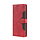 iPhone 12 hoesje - Bookcase - Pasjeshouder - Portemonnee - Kunstleer - Rood