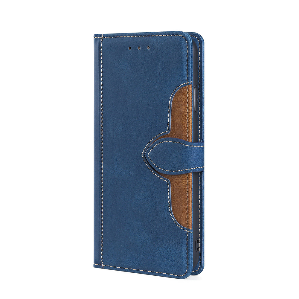 iPhone 11 hoesje - Bookcase - Pasjeshouder - Portemonnee - Kunstleer - Blauw afbeelding