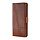 Samsung Galaxy S21 hoesje - Bookcase - Pasjeshouder - Portemonnee - Patroon - Kunstleer - Bruin