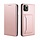 Samsung Galaxy A42 hoesje - Bookcase - Pasjeshouder - Portemonnee - Kunstleer - Rose Goud