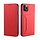 iPhone XS hoesje - Bookcase - Pasjeshouder - Portemonnee - Kunstleer - Rood