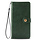 iPhone 12 Pro hoesje - Bookcase - Pasjeshouder - Portemonnee - Kunstleer - Groen