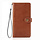 iPhone 12 hoesje - Bookcase - Pasjeshouder - Portemonnee - Kunstleer - Bruin