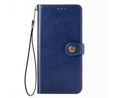JVS Products iPhone 11 Pro hoesje - Bookcase - Pasjeshouder - Portemonnee - Kunstleer - Blauw