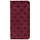 Samsung Galaxy A71 hoesje - Bookcase - Pasjeshouder - Portemonnee - Bloemenpatroon - Kunstleer - Rood