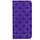 Samsung Galaxy A42 hoesje - Bookcase - Pasjeshouder - Portemonnee - Bloemenpatroon - Kunstleer - Paars