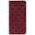 Samsung Galaxy S20 hoesje - Bookcase - Pasjeshouder - Portemonnee - Bloemenpatroon - Kunstleer - Rood