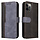 Samsung Galaxy A42 hoesje - Bookcase - Koord - Pasjeshouder - Portemonnee - Tweekleurig - Kunstleer - Zwart/Grijs