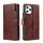 iPhone 12 Mini hoesje - Bookcase - Pasjeshouder - Portemonnee - Luxe - Kunstleer - Bruin