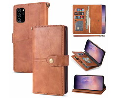 JVS Products iPhone 12 Pro Max hoesje - Bookcase - Pasjeshouder - Portemonnee - Luxe - Kunstleer - Bruin