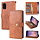 iPhone 12 Pro Max hoesje - Bookcase - Pasjeshouder - Portemonnee - Luxe - Kunstleer - Bruin