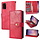 iPhone 12 Pro hoesje - Bookcase - Pasjeshouder - Portemonnee - Luxe - Kunstleer - Rood