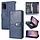 iPhone X hoesje - Bookcase - Pasjeshouder - Portemonnee - Luxe - Kunstleer - Blauw