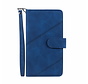 iPhone 12 Pro hoesje - Bookcase - Koord - Pasjeshouder - Portemonnee - Kunstleer - Blauw kopen